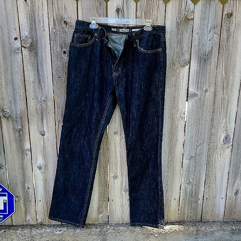 Urban Pipeline Blue Straight Jeans Classic Style